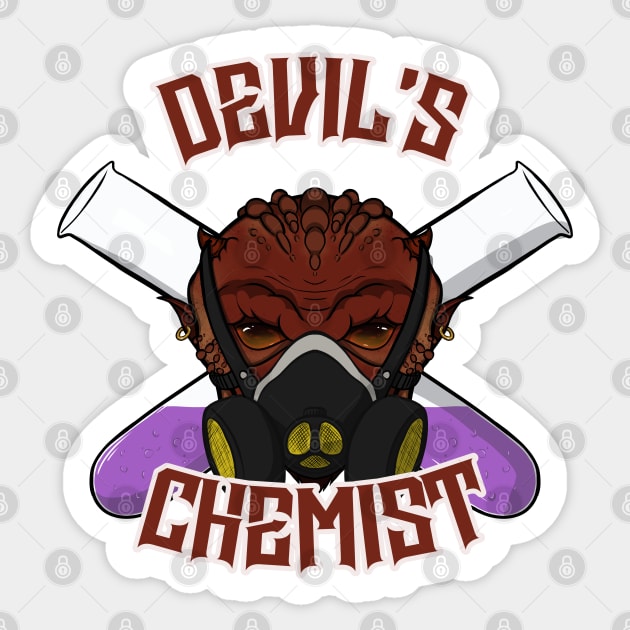 Devil's Chemist Sticker by RampArt